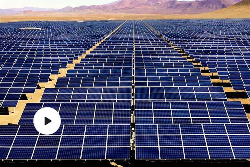 Solar Panel Array at NEOM