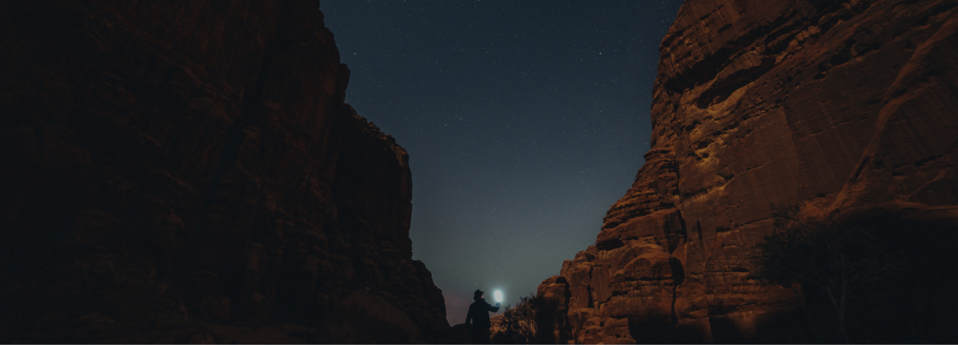 NEOM mountains at dusk